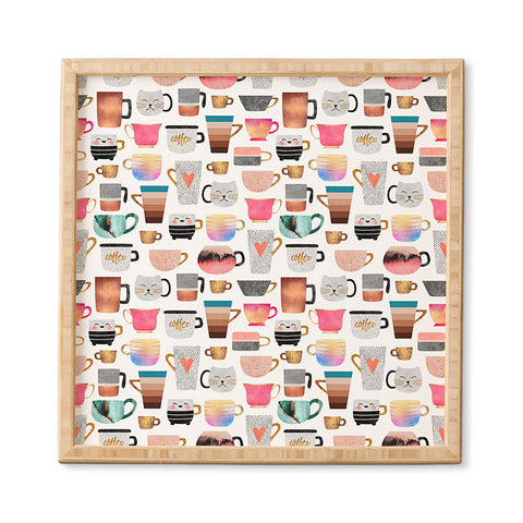Elisabeth Fredriksson Coffee Cup Collection Framed Wall Art