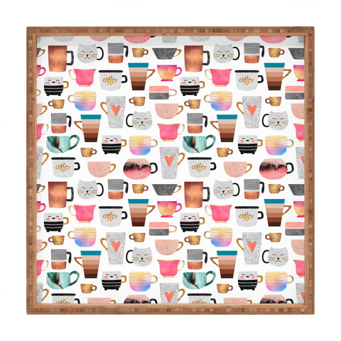 Elisabeth Fredriksson Coffee Cup Collection Square Tray