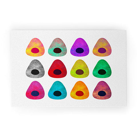 Elisabeth Fredriksson Colored Avocados Welcome Mat