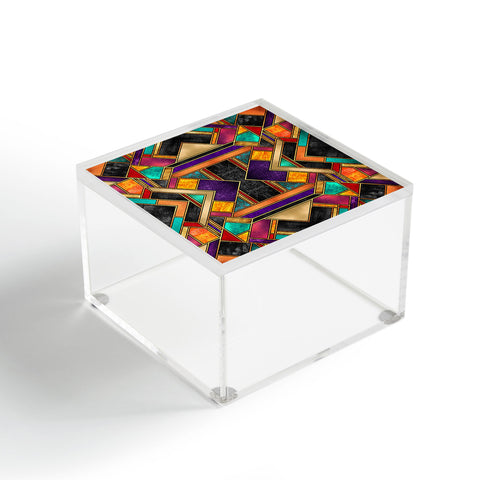 Elisabeth Fredriksson Colorful Art Deco Acrylic Box