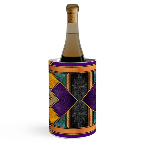 Elisabeth Fredriksson Colorful Art Deco Wine Chiller
