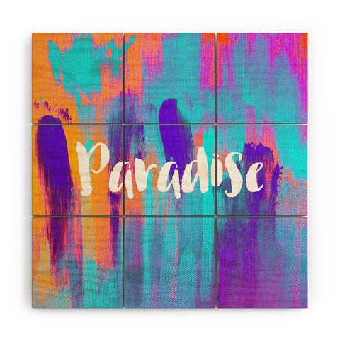 Elisabeth Fredriksson Colorful Paradise Wood Wall Mural