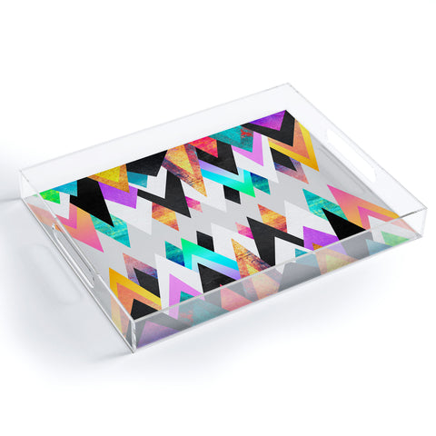 Elisabeth Fredriksson Colorful Peaks Acrylic Tray