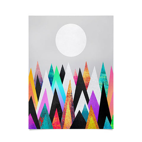 Elisabeth Fredriksson Colorful Peaks Poster