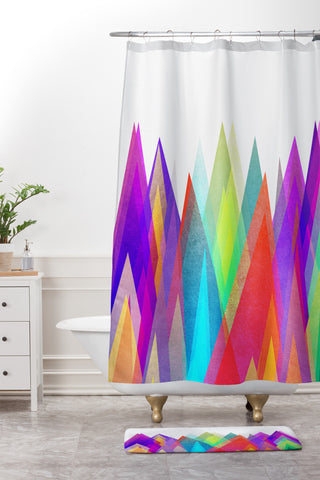 Elisabeth Fredriksson Colorland Shower Curtain And Mat