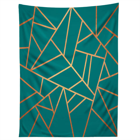 Elisabeth Fredriksson Copper and Teal Tapestry