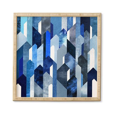 Elisabeth Fredriksson Crystallized Blue Framed Wall Art