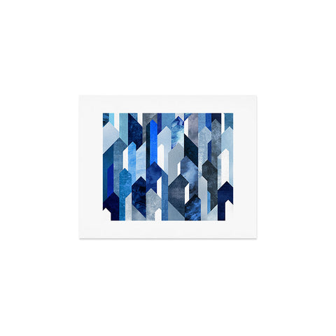 Elisabeth Fredriksson Crystallized Blue Art Print