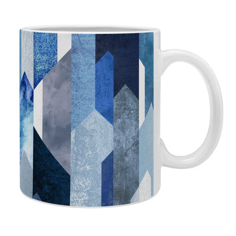 Elisabeth Fredriksson Crystallized Blue Coffee Mug