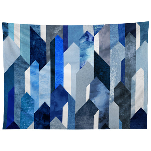 Elisabeth Fredriksson Crystallized Blue Tapestry