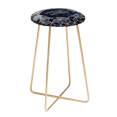 Elisabeth Fredriksson Dont Quit Your Daydream Counter Stool