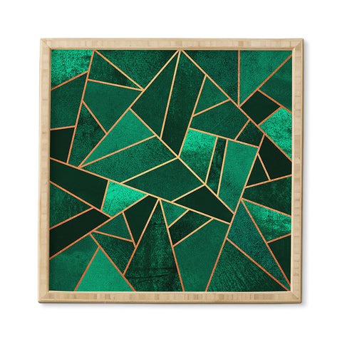 Elisabeth Fredriksson Emerald And Copper Framed Wall Art