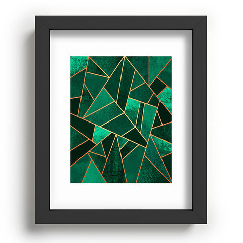 Elisabeth Fredriksson Emerald And Copper Recessed Framing Rectangle
