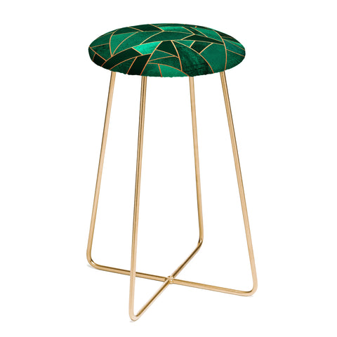 Elisabeth Fredriksson Emerald And Copper Counter Stool
