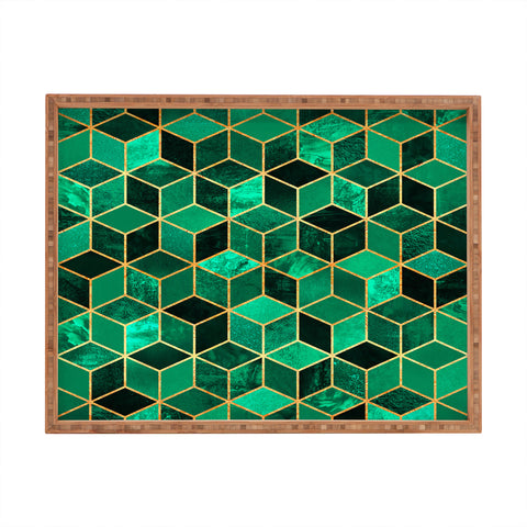 Elisabeth Fredriksson Emerald Cubes Rectangular Tray