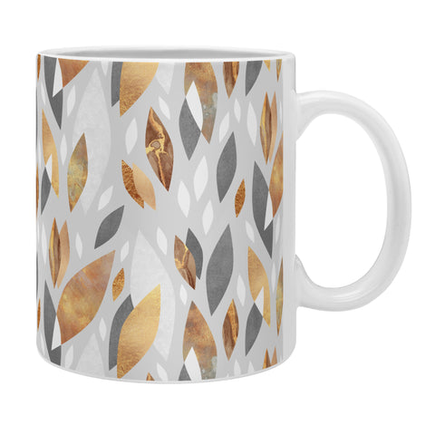 Elisabeth Fredriksson Falling Gold Leaves Coffee Mug