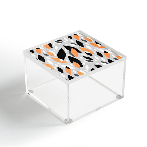 Elisabeth Fredriksson Falling Orange Leaves Acrylic Box