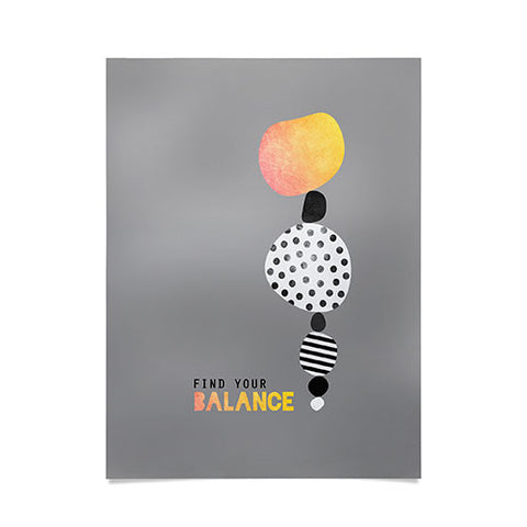 Elisabeth Fredriksson Find Your Balance Poster