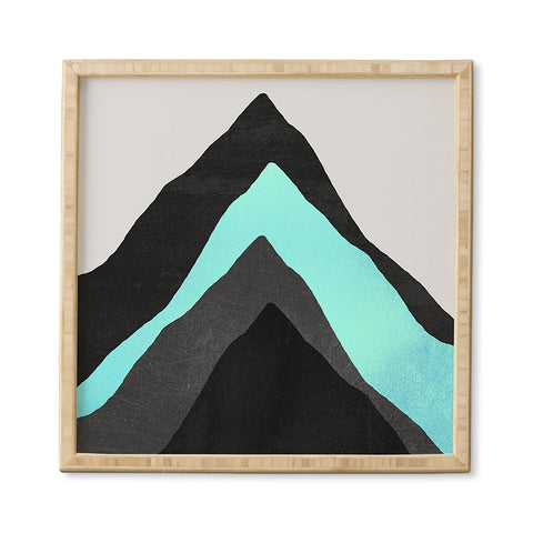 Elisabeth Fredriksson Four Mountains Framed Wall Art