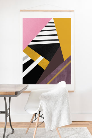 Elisabeth Fredriksson Geometric Combination 1 Art Print And Hanger