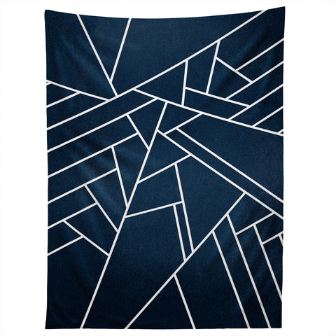 Elisabeth Fredriksson Geometric Navy Tapestry