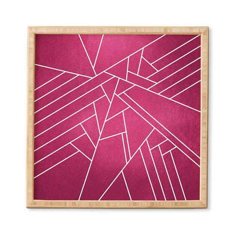 Elisabeth Fredriksson Geometric Pink Framed Wall Art
