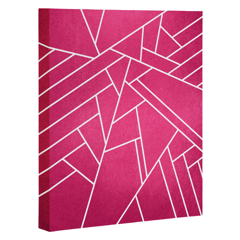 Elisabeth Fredriksson Geometric Pink Art Canvas