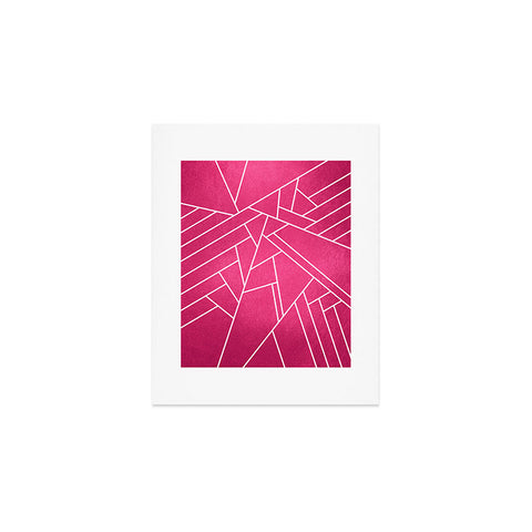 Elisabeth Fredriksson Geometric Pink Art Print