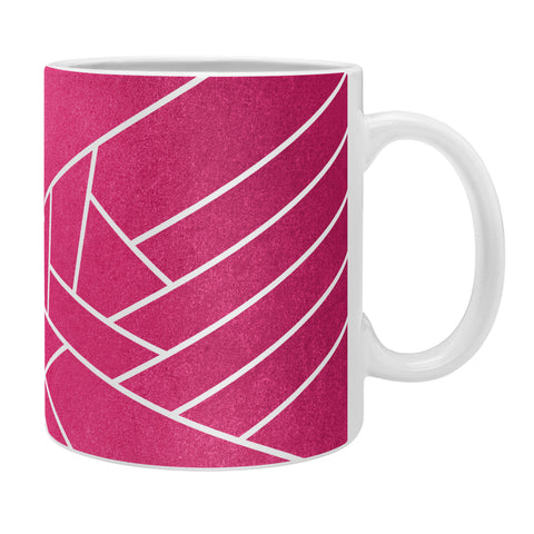 Elisabeth Fredriksson Geometric Pink Coffee Mug