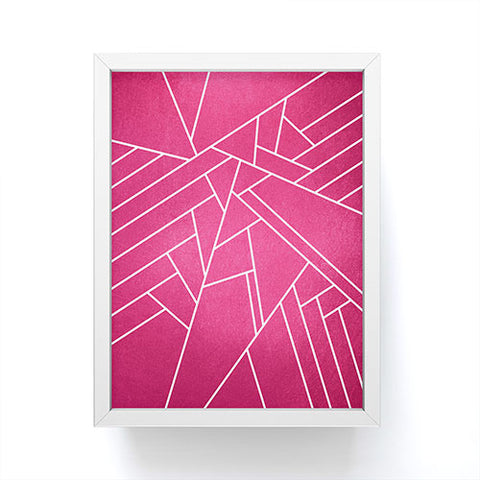 Elisabeth Fredriksson Geometric Pink Framed Mini Art Print