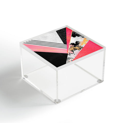 Elisabeth Fredriksson Geometric Summer Pink Acrylic Box