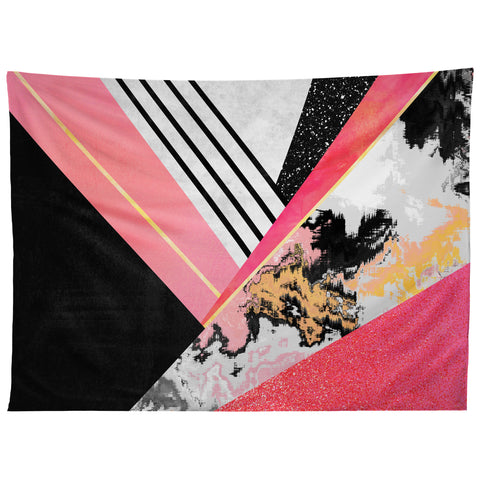 Elisabeth Fredriksson Geometric Summer Pink Tapestry