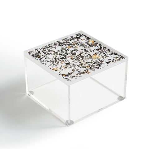 Elisabeth Fredriksson Gold Speckled Terrazzo Acrylic Box