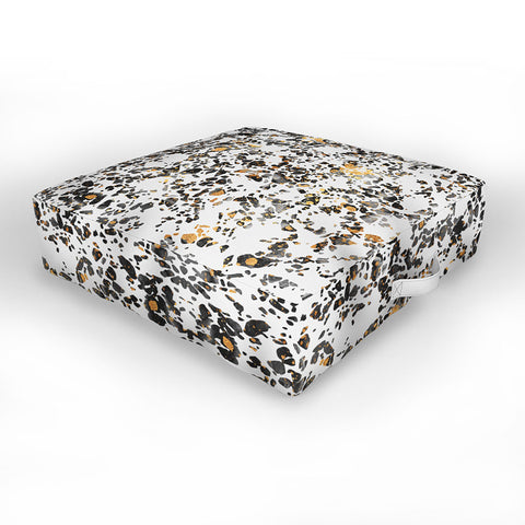 Elisabeth Fredriksson Gold Speckled Terrazzo Outdoor Floor Cushion