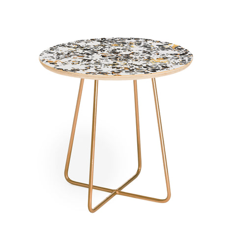 Elisabeth Fredriksson Gold Speckled Terrazzo Round Side Table