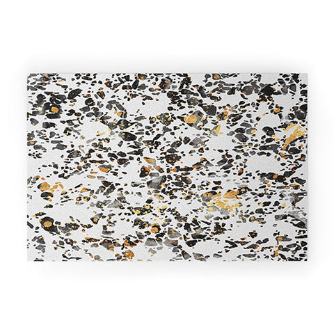 Elisabeth Fredriksson Gold Speckled Terrazzo Welcome Mat