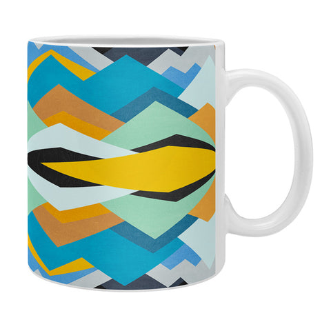 Elisabeth Fredriksson Golden Winter Pattern Coffee Mug
