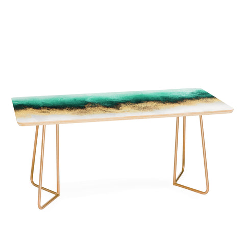 Elisabeth Fredriksson Green And Gold Sky Coffee Table