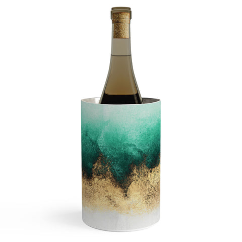Elisabeth Fredriksson Green And Gold Sky Wine Chiller