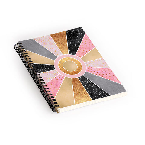 Elisabeth Fredriksson Happy Sunshine Spiral Notebook