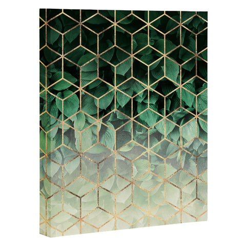 Elisabeth Fredriksson Leaves And Cubes Art Canvas
