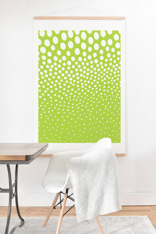 Elisabeth Fredriksson Lime Twist Art Print And Hanger