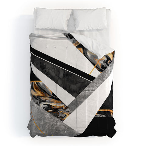 Elisabeth Fredriksson Lines and Layers Comforter