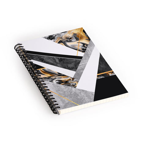 Elisabeth Fredriksson Lines and Layers Spiral Notebook