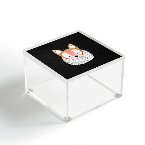 Elisabeth Fredriksson Little Arctic Fox Acrylic Box