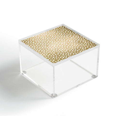 Elisabeth Fredriksson Little Hearts On Gold Acrylic Box