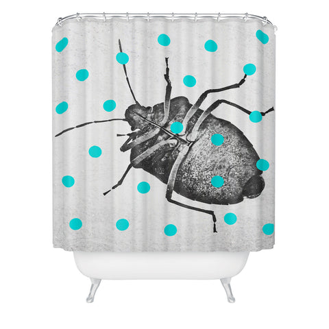 Elisabeth Fredriksson Little Stinkbug Shower Curtain