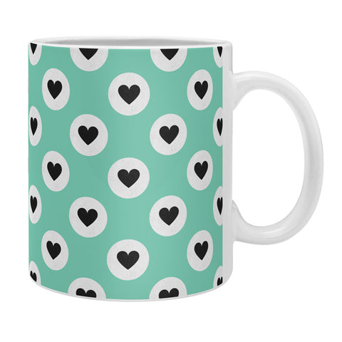 Elisabeth Fredriksson Lovely Dots Mint Coffee Mug