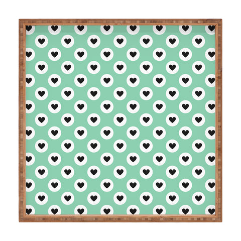 Elisabeth Fredriksson Lovely Dots Mint Square Tray