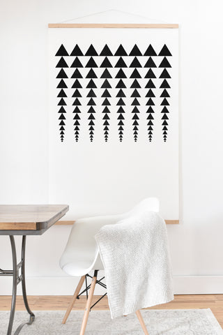 Elisabeth Fredriksson Minimal Triangles Art Print And Hanger